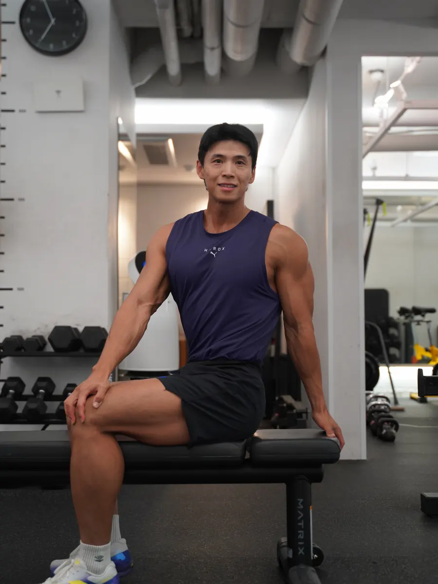 정의성 트레이너 · 트레이닝 센터에서 수업을 준비하는 모습